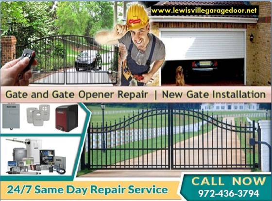 Immediately Response on Automatic Gate Repair and Installation ($25.95) Lewisville, TX