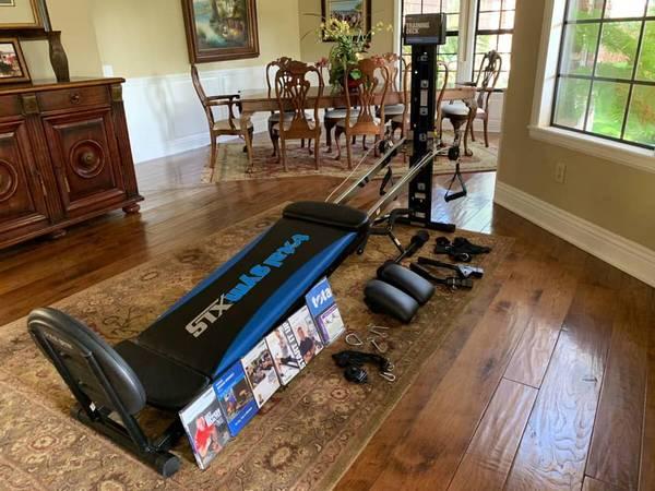 Brand new!! Total Gym XLS Plus with Pilates Kit, AbCrunch Bench & DVDs