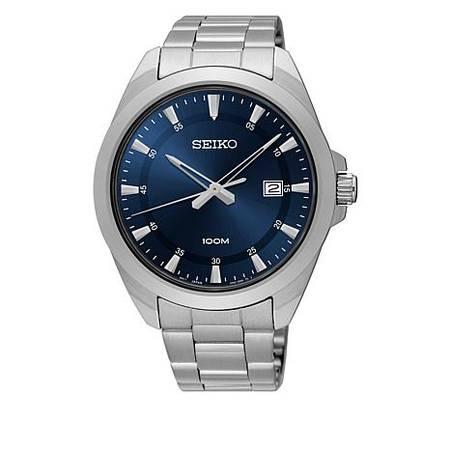 Seiko Blue Dial Stainless Steel Mens Watch SUR059 by Seiko Watches NWT