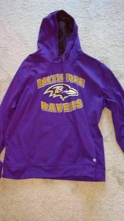 Authentic Baltimore Ravens NFL Hoodie, XL