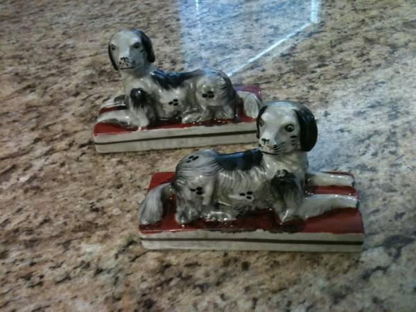 **Pair of Staffordshire Dogs. Perfect Condition.
