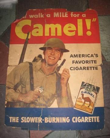 ++ Pre-war Camel Cigarette Advertising poster ++