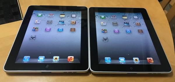 iPads 1st generation WiFi and cellular 32GB / WiFi only 16GB
