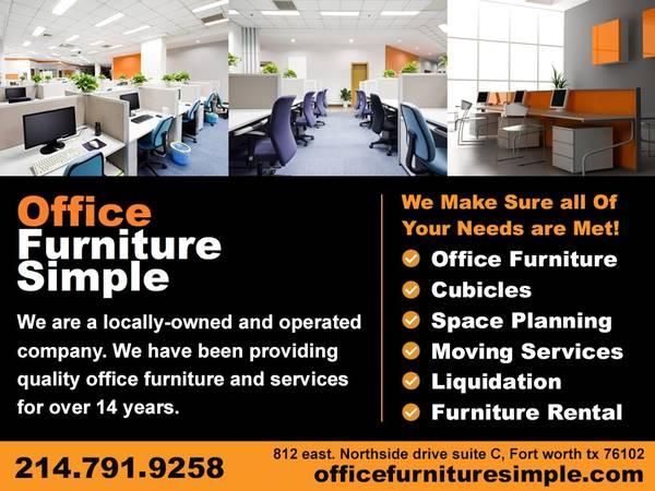 We Make Office Furniture SIMPLE! Anything you need we have it!