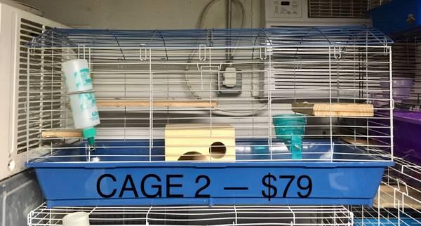 Used Small Animal Cages (Chinchilla, Guinea Pig, Rat, Sugar Glider)
