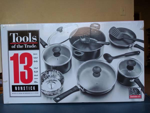 Brand New Tools of the Trade Nonstick 13-Pc. Cookware Set