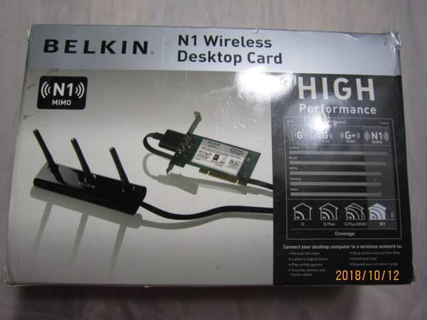 Belkin N1 Wireless WiFi Card