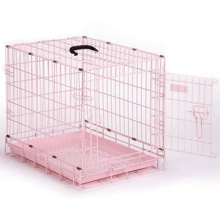 PINK DOG CRATE for Small Dogs 24 INCHES (Great Condition) $25