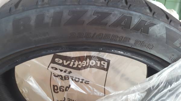 Set of 4 Bridgestone tires