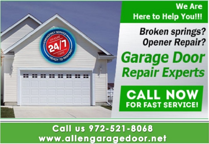 Professional  New Garage Door Installation and Spring Repair in Allen, Dallas @ Starting $26.95