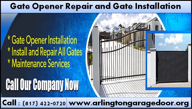 Emergency Gate and Gate Opener Repair Staring $26.95