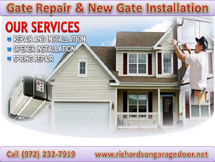 24/7 Garage Door Repair and Installation Richardson, TX Only @ $26.95