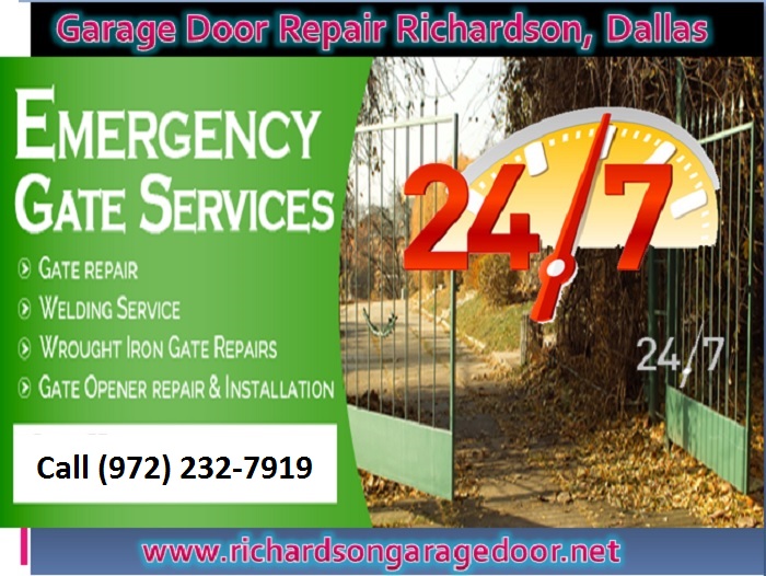 Provide 24/7 Emergency Gate & Gate Opener Repair Richardson, TX @ Starting $26.95