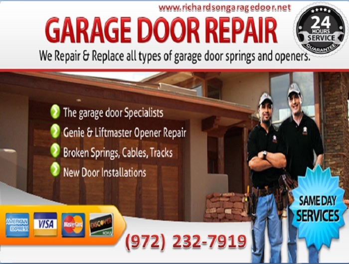 24/7 Emergency Garage Door Repair company in Richardson, TX