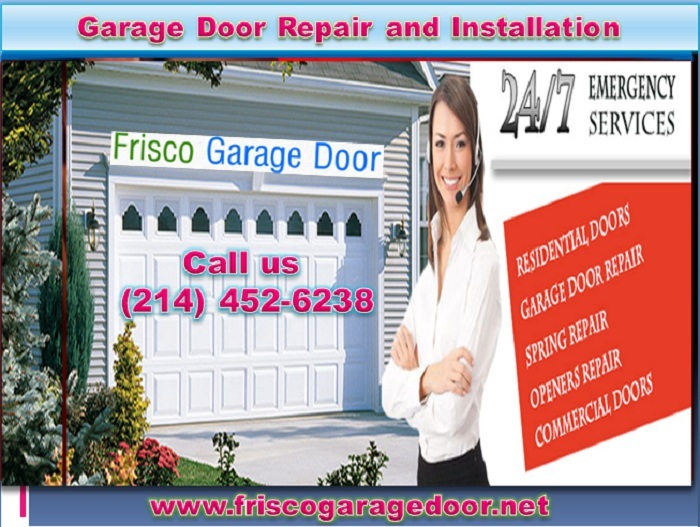 24 Hour | Garage Door Installation ($25.95) Frisco Dallas, 75034 TX