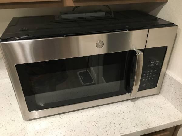 GE Microwave/vent over the range NEW USA Made 10yr warranty