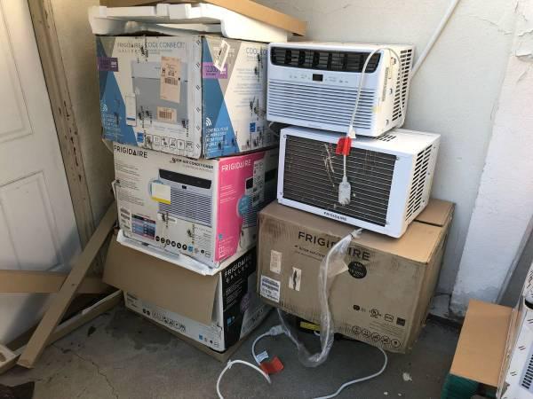 6 Frigidaire air conditioners, portables and window units 8k-14k wi-fi gallery