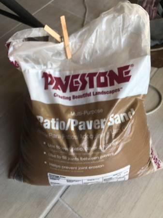 Free bag of multi-purpose patio/paver sand