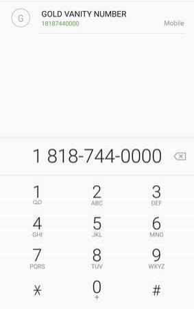 PHONE NUMBER FOR SALE