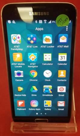 Good Condition Unlocked Galaxy S5 in Black on AT&T T-Mobile $80