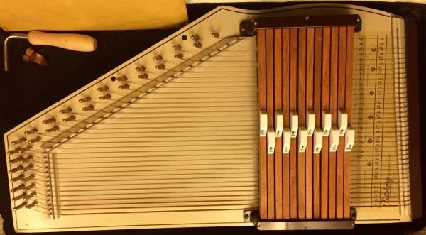 1964 Oscar Schmidt 12 Chord 36 Strings Autoharp +Manual,Case,Tuner