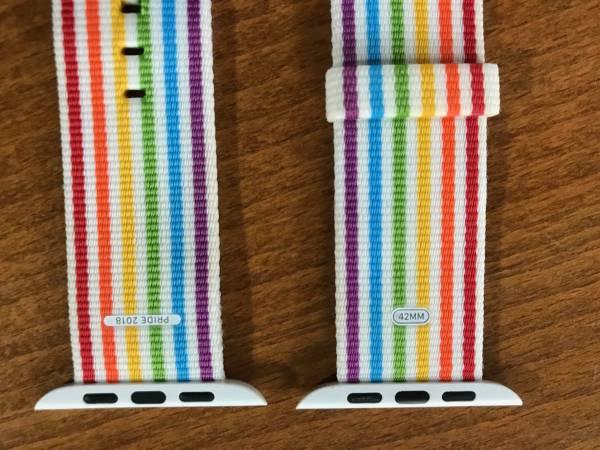 2018 Apple Watch BAND 42mm PRIDE Edition Gay - Discontinued
