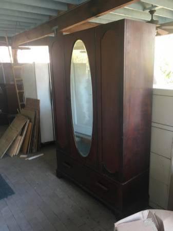 Wardrobes - Oval mirror & others - Antique, 3 left