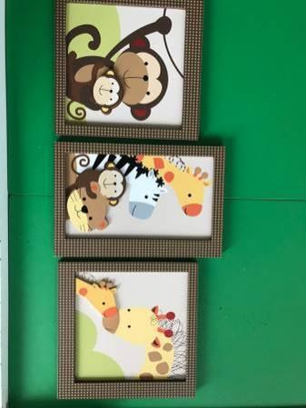Baby Luv 3-Piece Wall Hangings by Lambs & Ivy