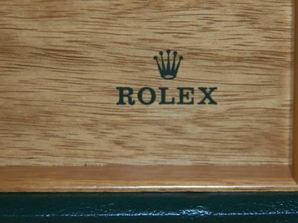 Vintage Rolex Wooden And Leather Watch Box