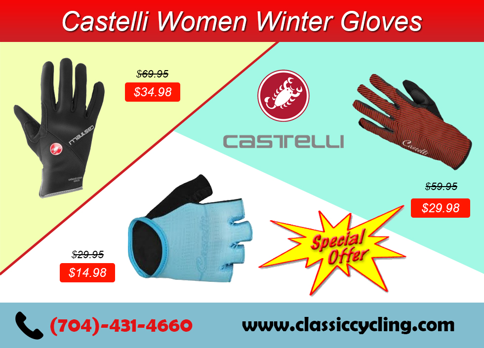 Special Offer on Castelli Winter Gloves for Women - Classic Cycling