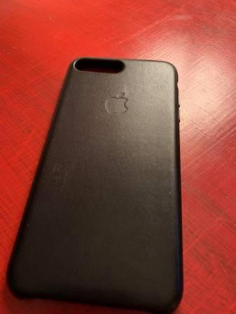 Apple Leather Case - iPhone 7/8 Plus - Black