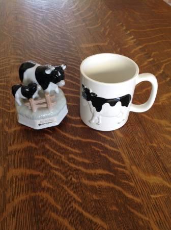 Otagiri, Japan, china, cows, music box, cup