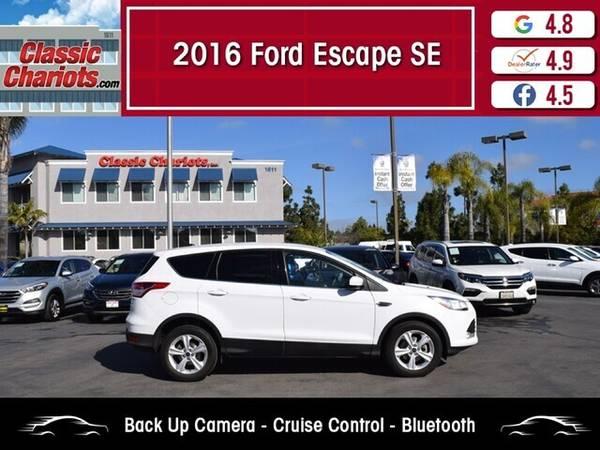 2016 Ford Escape SE - 1 Owner - BackUp Cam - 1.6L EcoBoost - CarFax OK