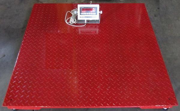 Used Business Scales 4x4 Platform Pallet Jack Scales Shipping Scale