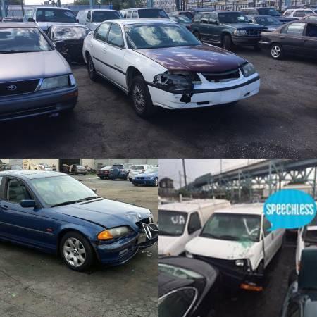 we want to buy your junk car for cash and vans