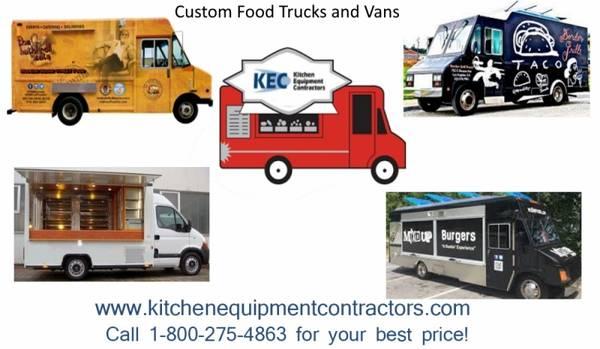 Custom Food Trucks and Vans Lowest Prices - FINANCING Available