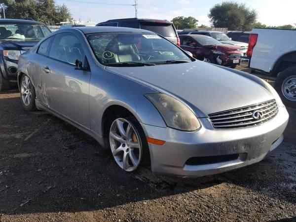 INFINITI G35 COUPE 2003 2004 20005 2006 2007 PARTING OUT