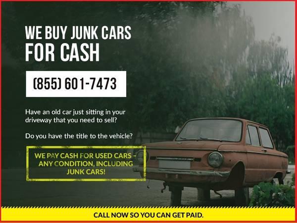 Instant cash for junk cars + free towing!