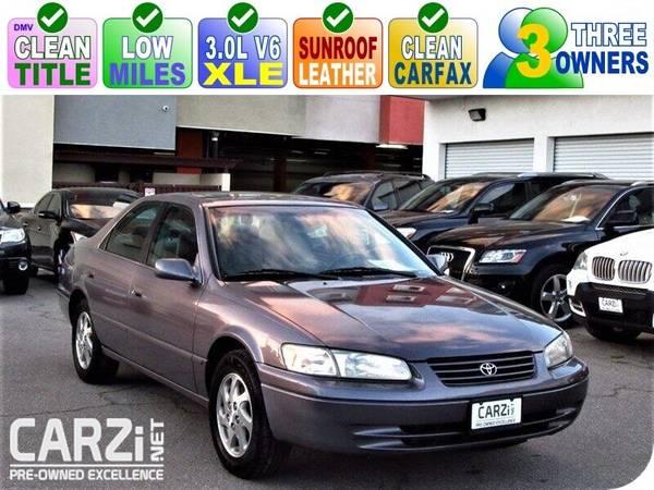1999 Toyota Camry XLE V6 Clean Title 141k Miles Leather Clean CarFax