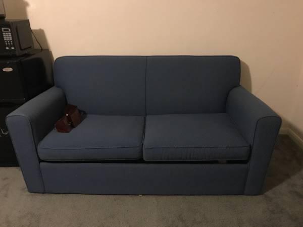 Love seat 2 seats pull out twin couch from HOtEL