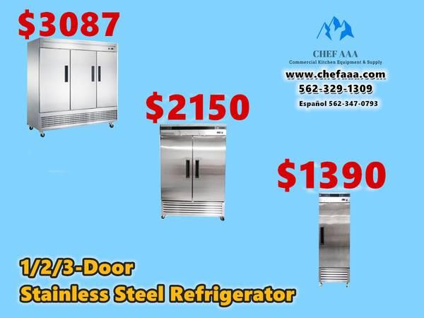 NSF One & Two & Three-door Stainless Steel Reach-in Refrigerator/Freez