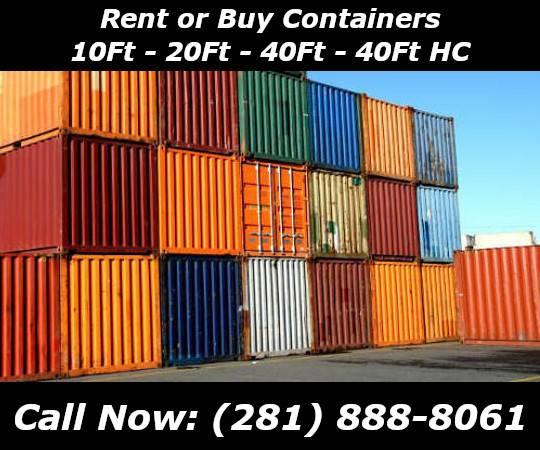 10, 20, 40 Ft Shipping / Cargo / Storage Containers for Sale & Rent