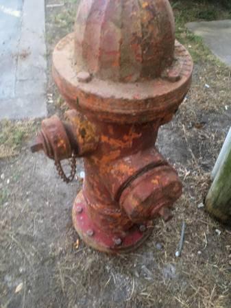1951 Fire Hydrant Retired form Austin Streets with Collar (base)
