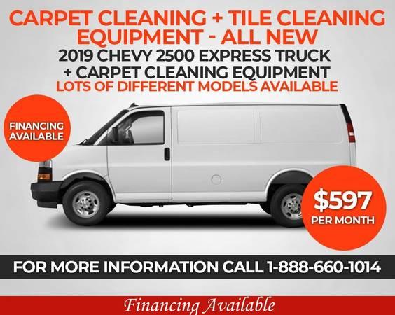 Carpet Cleaning + Tile Cleaning Equipment - All New
