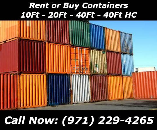 10, 20, 40 Ft Shipping / Cargo / Storage Containers for Sale & Rent