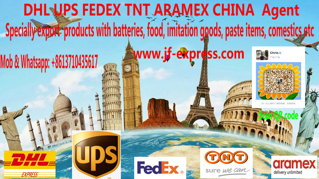 Agent for DHL UPS FEDEX TNT from China to wordwide,Specially export sensitive goods