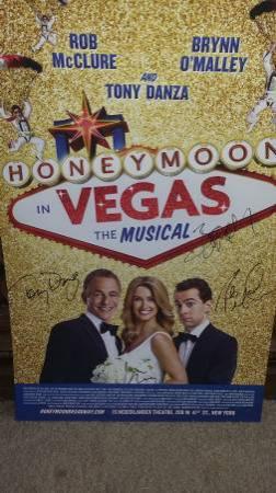 Tony Danza signed poster and playbill