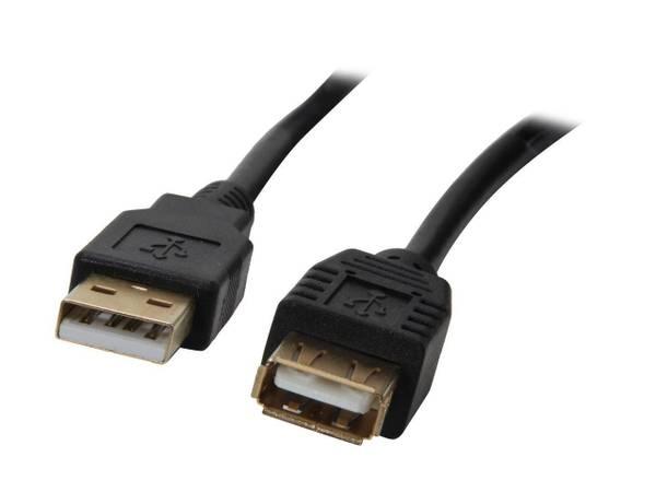 USB 2.0 Extension Cable (Type A Male to Type A Female) 15 feet - NEW