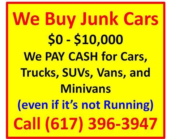 Cash for Used and Junk Cars: We Pay $0 - $10,000 + Free Towing