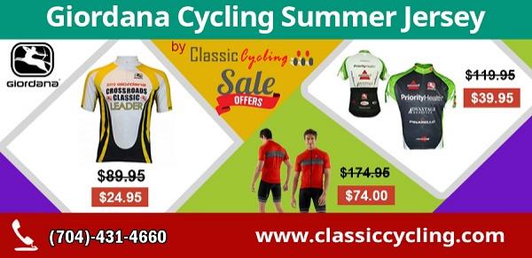 Giordana Summer Cycling Jersey for Men by Classic Cycling